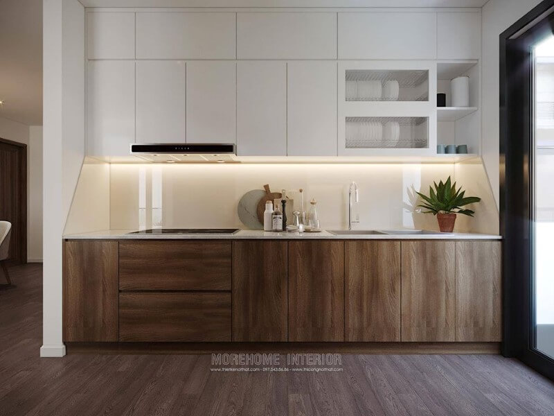 Thiết kế nội thất căn bếp hiện đại với đồ nội thất tiện nghi Thiết kế phòng bếp, tủ bếp đẹp