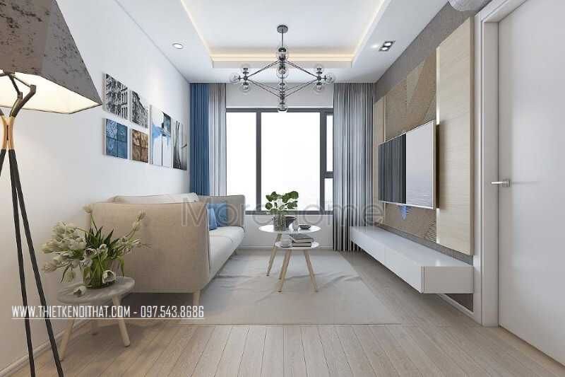 Bộ sofa bọc vải hiện đại được nhiều khách hàng lựa chọn cho căn hộ chung cư của mình Trang trí nội thất chung cư