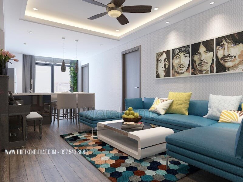 Thiết kế nội thất chung cư Tràng An sang trọng Trang trí nội thất chung cư