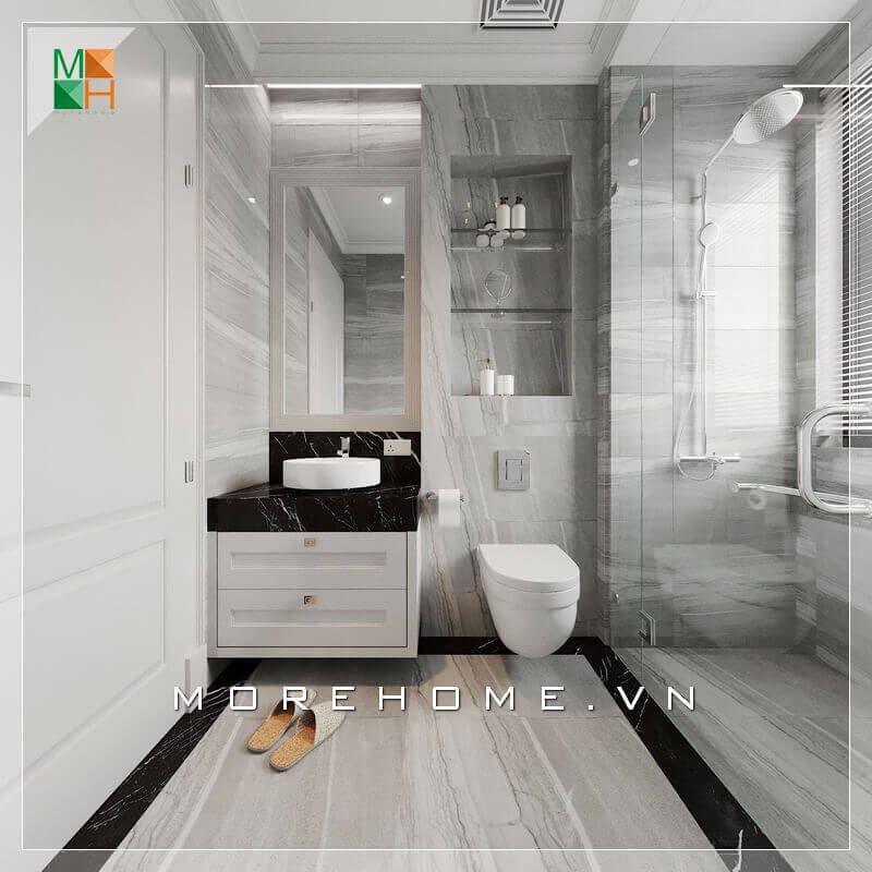 Thiết kế nhà vệ sinh hiện đại và sang trong cho chung cư, nhà phố, biệt thự. Trang trí nội thất chung cư