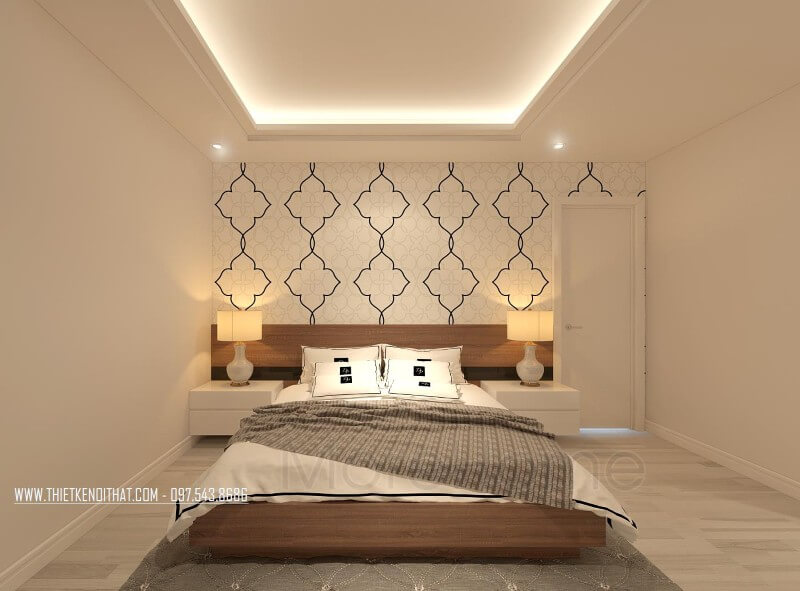 Giường ngủ chung cư hiện đại Giường ngủ chung cư hiện đại