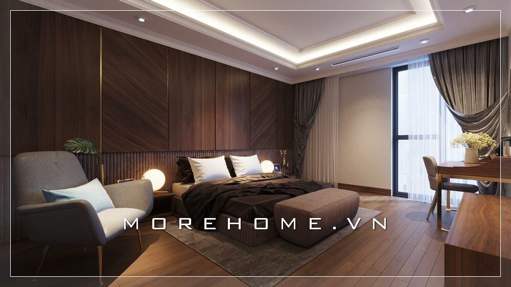 Chiêm ngưỡng mẫu giường ngủ chung cư hiện đại đầy ấn tượng