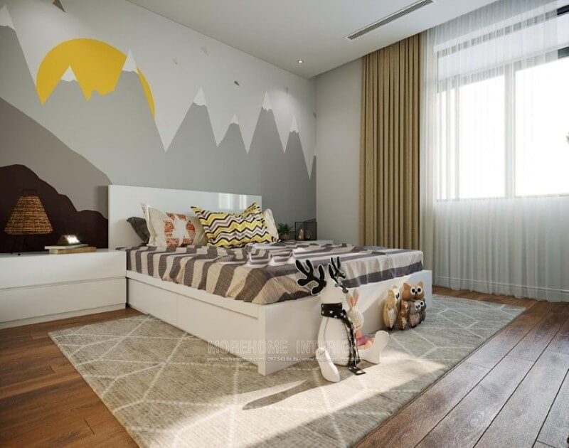 Giường cho bé gỗ acrylic cao cấp với gam màu trắng đơn sắc là một trong những xu thế tất yếu tăng kích thích thị giác vào các đồ chơi thông minh cho con. Thiết kế nội thất phòng ăn biệt thự