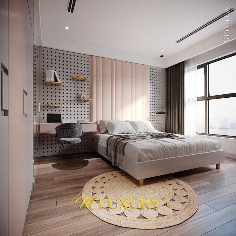 Giường ngủ chung cư gỗ công nghiệp Giường ngủ chung cư gỗ công nghiệp