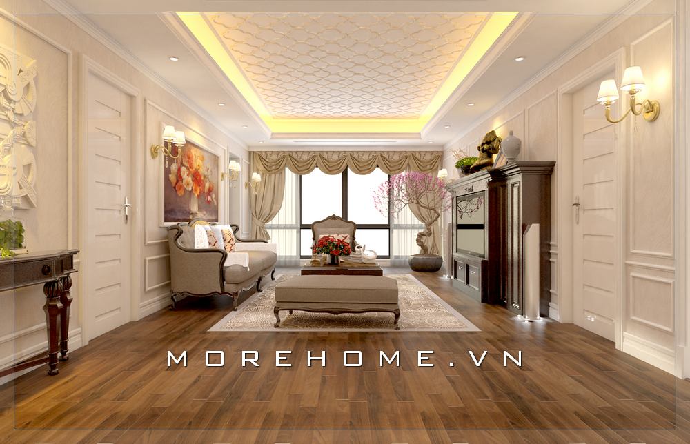 Sofa chung cư tân cổ điển Sofa chung cư tân cổ điển