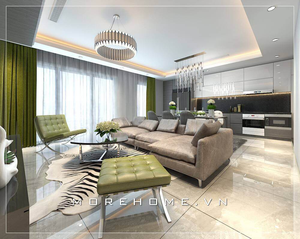 Mẫu thiết kế nội thất chung cư đẹp hàng đầu tại Morehome