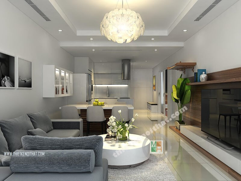 Thiết kế nội thất phòng khách chung cư Royal City cao cấp Theo dõi các mẫu thiết kế phòng khách ưa chuộng nhất hiện nay