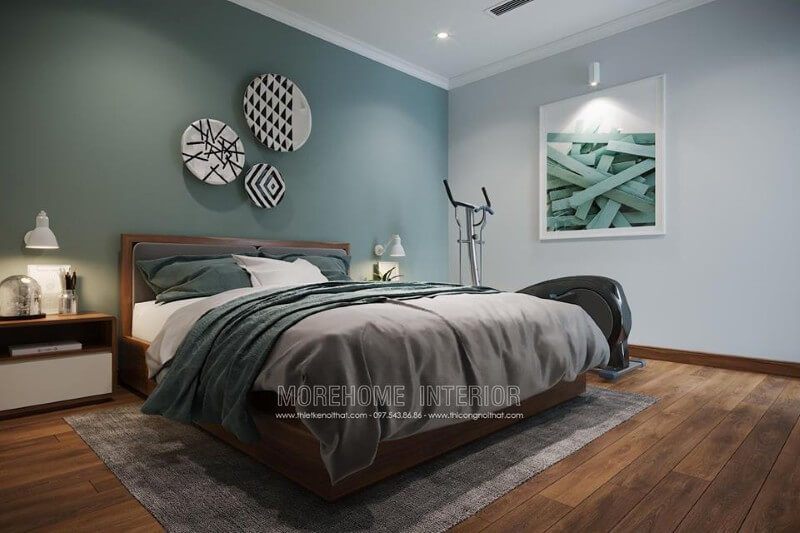Chiếc giường ngủ gỗ hiện đại cỡ lớn cho bé không gian nghỉ ngơi dễ chịu nhất