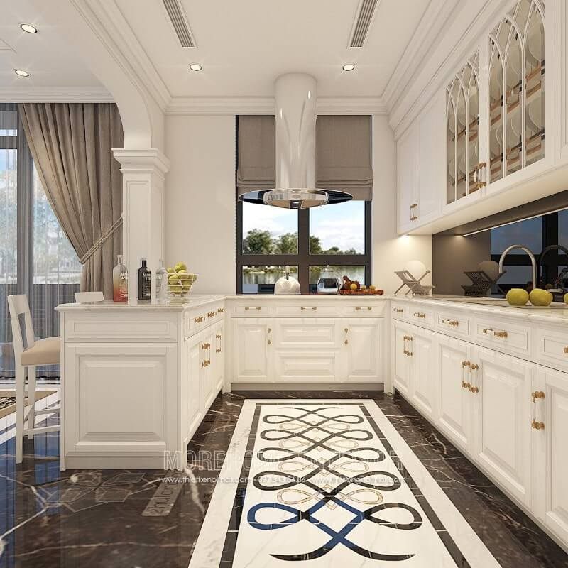 Tủ bếp đẹp này được coi là một trong những thế mạnh tại Morehome.