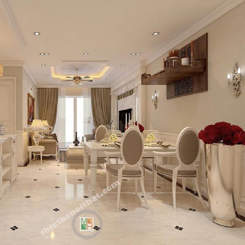 Mẫu bàn thờ đẹp cao cấp với hoa văn mang đậm nét hoa văn truyền thống