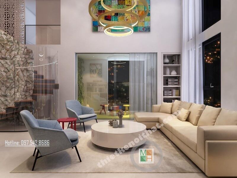 Mẫu sofa góc được làm với khung gỗ tự nhiên chắc chắn mang lại sự vững chãi, chắc chắn cho người ngồi