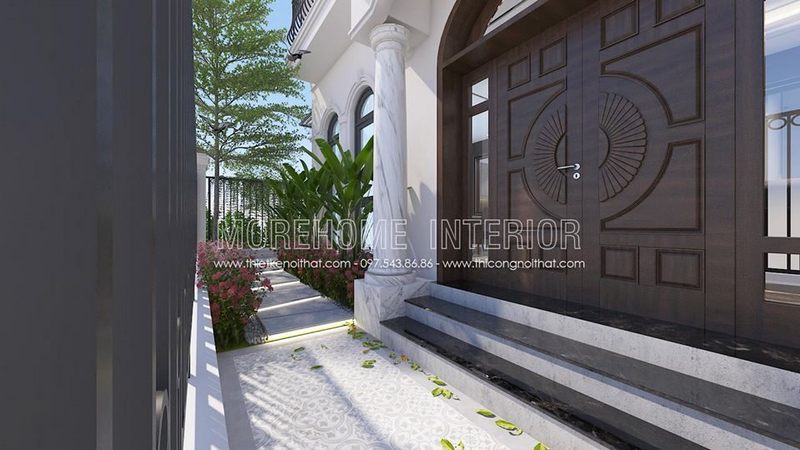 Tô điểm với những sắc màu của những bông hoa, cây cảnh đẹp mắt thẩm mỹ một không gian sắc màu bầu không khí thoải mái.