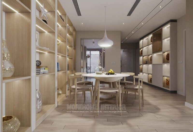 Mẫu bàn ăn hiện đại cho chung cư năm 2023