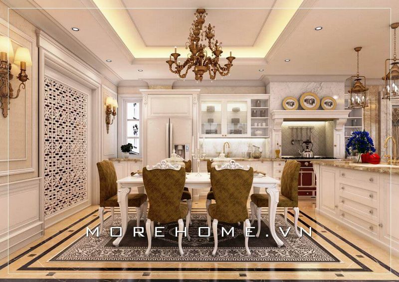 TOP 10 Mẫu bàn ăn 6 ghế cho biệt thự được ưa chuộng nhất năm 2023