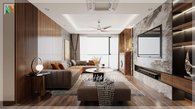 Tham khảo và chiêm ngưỡng mẫu thiết kế phòng khách liền phòng thờ chung cư đẹp sang trọng và ấn tượng cho không gian sống của gia đình.