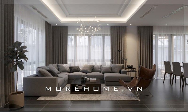 Bàn trà với kiểu dáng thiết kế đơn giản nhưng lại đem đến sự tinh tế và ấn tượng cho không gian sống của mỗi gia đình.