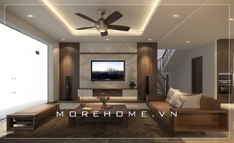 Bàn trà với phong cách thiết kế hiện đại giúp không gian căn phòng trở nên đẹp và ấn tượng hơn trong mắt người nhìn.