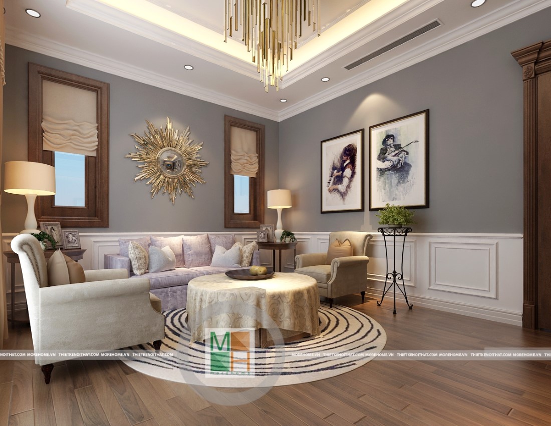 Thiết kế nội thất biệt thự đẹp và sang trọng