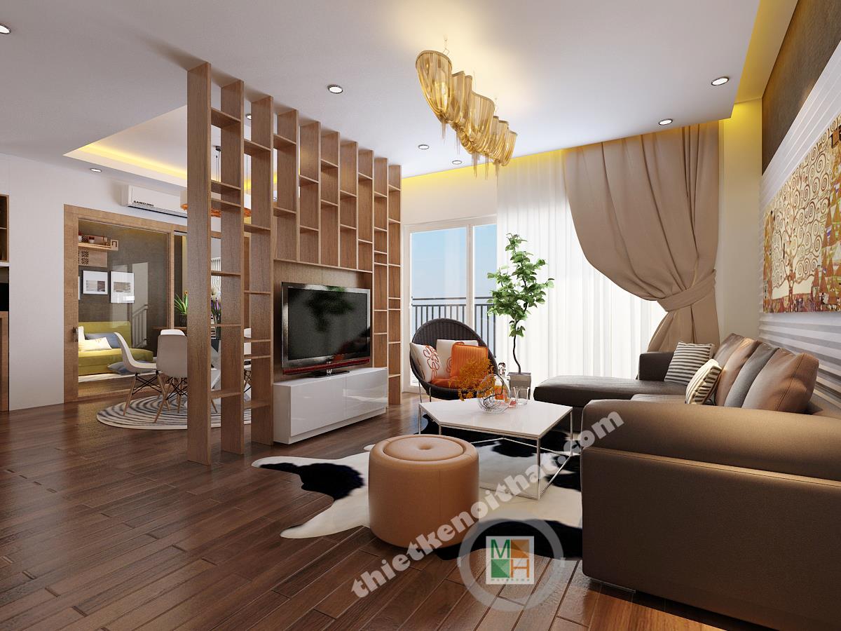 Thiết kế chung cư N04 với căn hộ hiện đại 