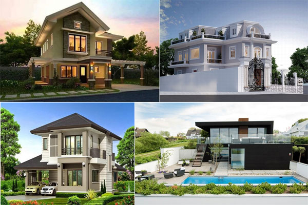 Điểm danh những mẫu thiết kế biệt thự 2 tầng đẹp đến nao lòng